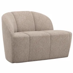 New WOOOD Mojo 2-zits bankje links wollig donker zand Donkerzand