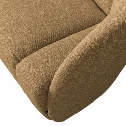 WOOOD Mojo 2-zits bankje rechts bouclé Geel/bruin melange