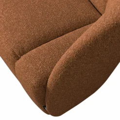 Sale WOOOD Mojo 2-zits bankje rechts bouclé Roestbruin melange