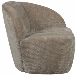 Clearance WOOOD Mojo 2-zits bankje rechts ribstof donker zand Donkerzand