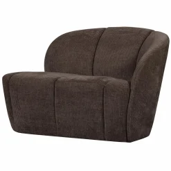 Clearance WOOOD Mojo 2-zits bankje rechts ribstof Bruin