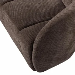 Clearance WOOOD Mojo 2-zits bankje rechts ribstof Bruin