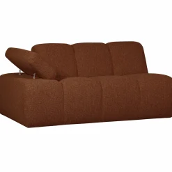 New WOOOD Mojo 1,5-zits element arm links bouclé Roestbruin melange