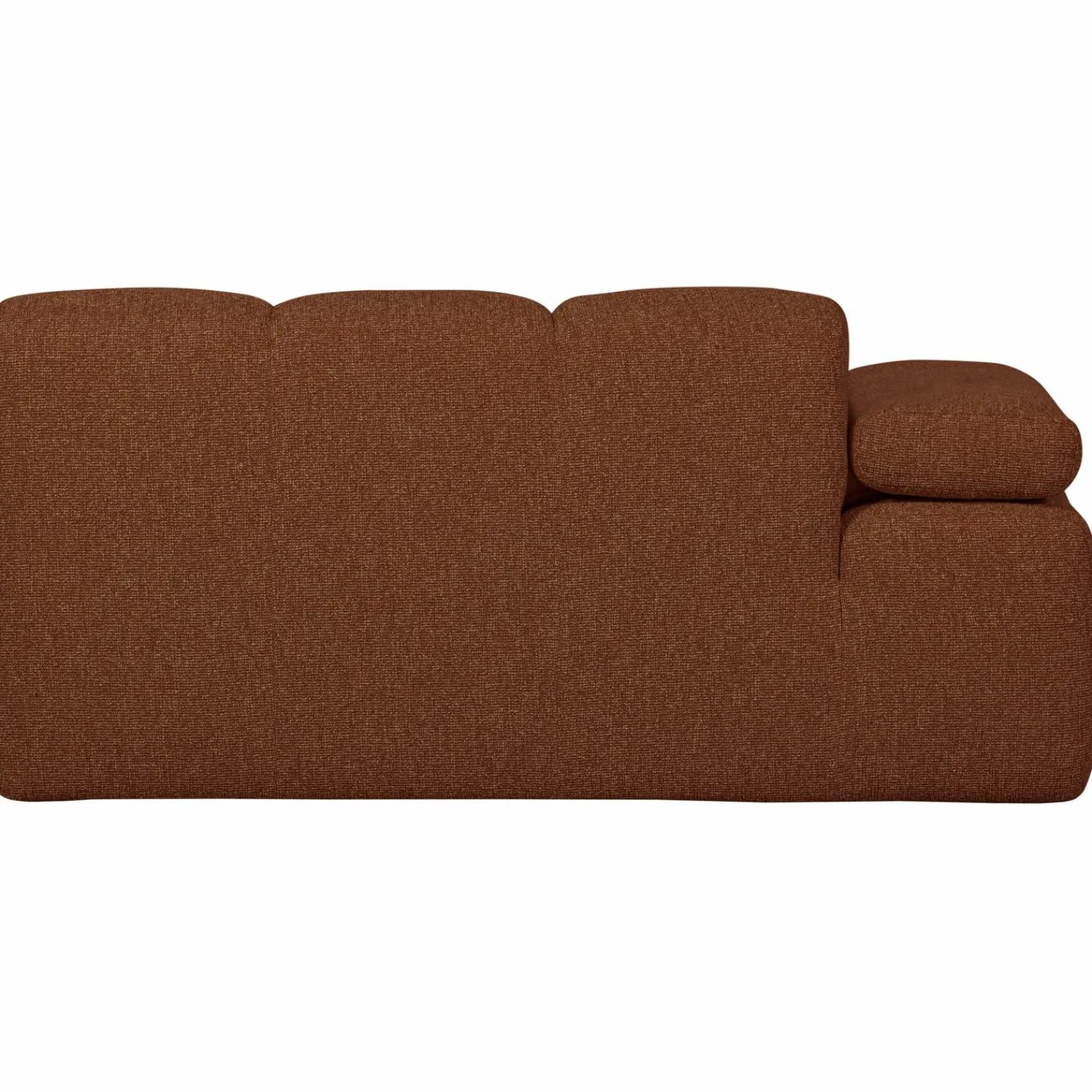 New WOOOD Mojo 1,5-zits element arm links bouclé Roestbruin melange