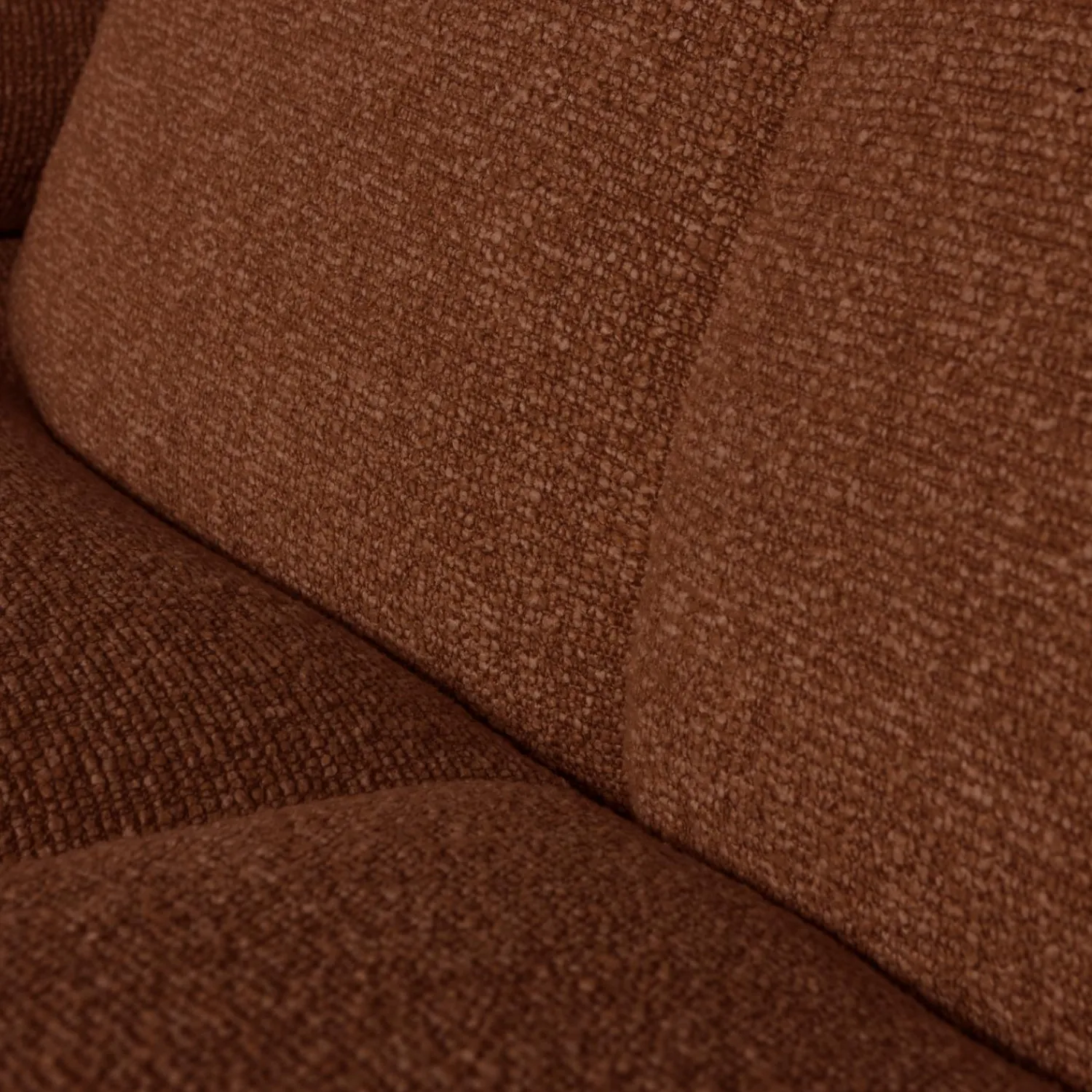 New WOOOD Mojo 1,5-zits element arm links bouclé Roestbruin melange