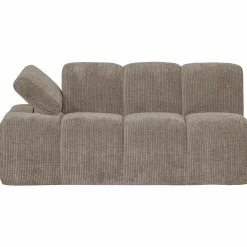 Online WOOOD Mojo 1,5-zits element arm links ribstof Donkerzand