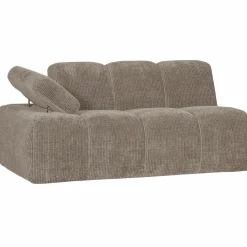 Online WOOOD Mojo 1,5-zits element arm links ribstof Donkerzand