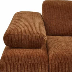 WOOOD Mojo 1-zits element arm links ribstof Roestbruin