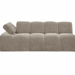 Sale WOOOD Mojo 2-zits element arm links ribstof Donkerzand