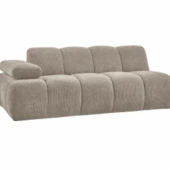 Sale WOOOD Mojo 2-zits element arm links ribstof Donkerzand