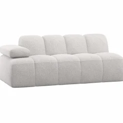 Best WOOOD Mojo 2-zits element arm links bouclé ecru melange