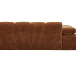 Best WOOOD Mojo 2-zits element arm links ribstof Roestbruin