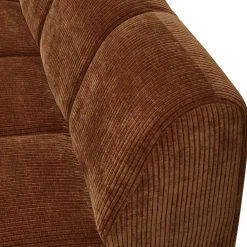 Best WOOOD Mojo 2-zits element arm links ribstof Roestbruin