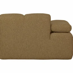 Outlet WOOOD Mojo 1-zits element arm links bouclé Geel/bruin melange