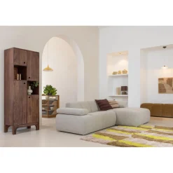 Clearance WOOOD Mojo 1,5-zits element arm links bouclé Beige melange