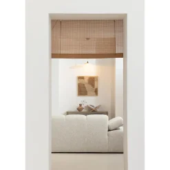 Clearance WOOOD Mojo 1,5-zits element arm links bouclé Beige melange