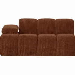 New WOOOD Mojo 1,5-zits element arm links ribstof Roestbruin