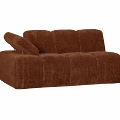 New WOOOD Mojo 1,5-zits element arm links ribstof Roestbruin