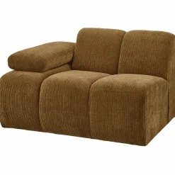 Outlet WOOOD Mojo 1-zits element arm links ribstof Honinggeel