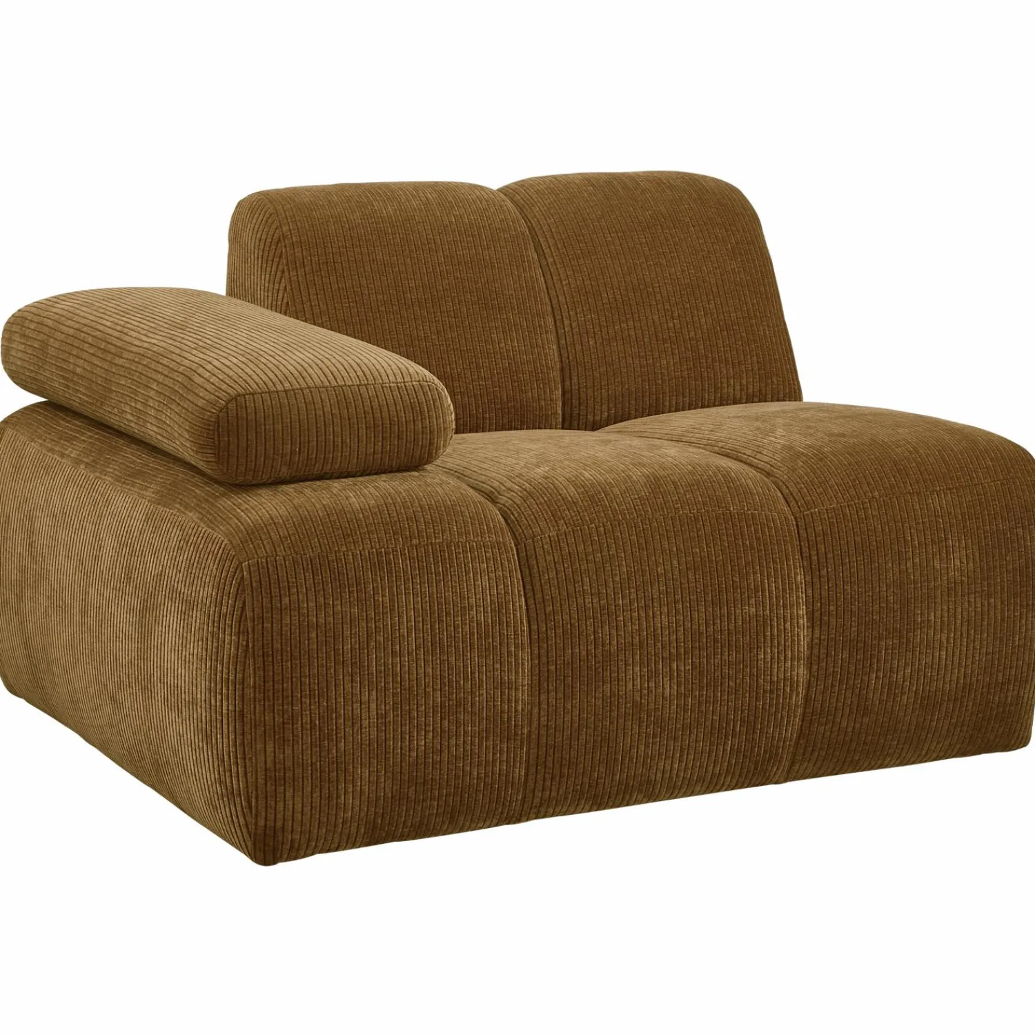 Outlet WOOOD Mojo 1-zits element arm links ribstof Honinggeel