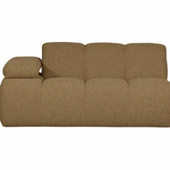 Best WOOOD Mojo 1,5-zits element arm links bouclé Geel/bruin melange