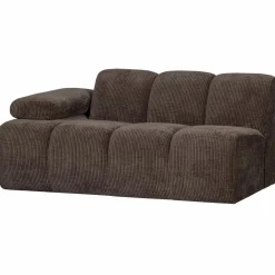 Online WOOOD Mojo 1,5-zits element arm links ribstof Bruin