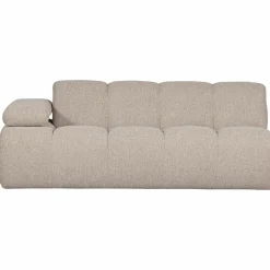 New WOOOD Mojo 2-zits element arm links bouclé Beige melange