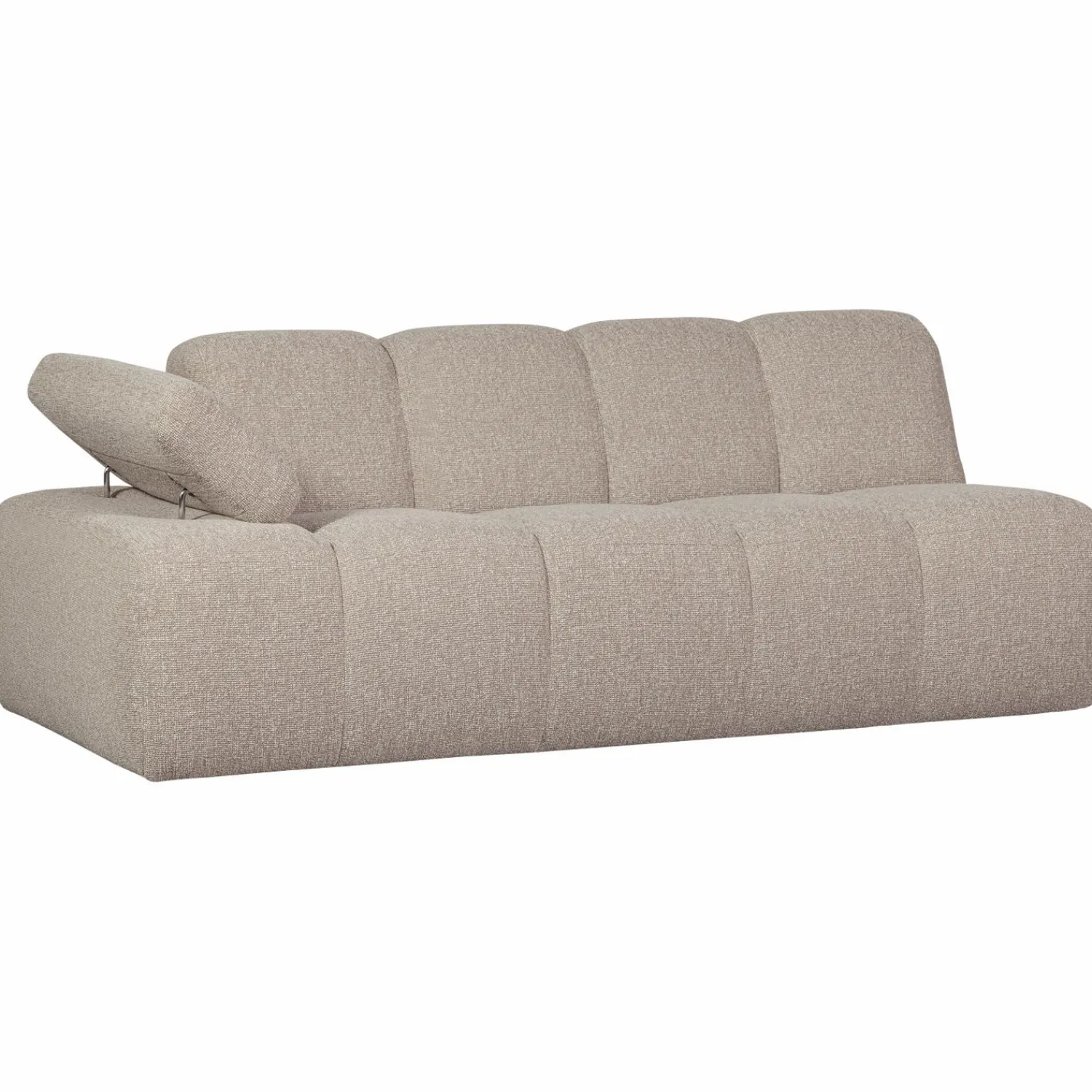 New WOOOD Mojo 2-zits element arm links bouclé Beige melange