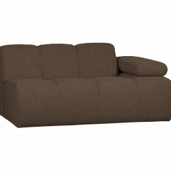 Clearance WOOOD Mojo 1,5-zits element arm rechts bouclé Bruin melange