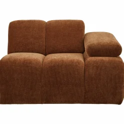Outlet WOOOD Mojo 1-zits element arm rechts ribstof Roestbruin