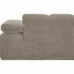 Online WOOOD Mojo 1-zits element arm rechts ribstof Donkerzand