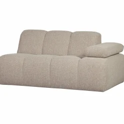 Clearance WOOOD Mojo 1,5-zits element arm rechts bouclé Beige melange