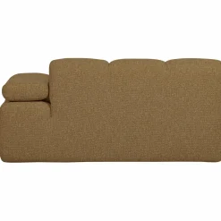 WOOOD Mojo 1,5-zits element arm rechts bouclé Geel/bruin melange