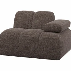 New WOOOD Mojo 1-zits element arm rechts wollig Bruin