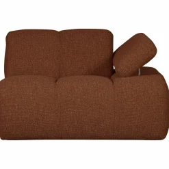 Outlet WOOOD Mojo 1-zits element arm rechts bouclé Roestbruin melange