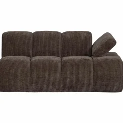 Clearance WOOOD Mojo 1,5-zits element arm rechts ribstof Bruin