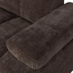 Clearance WOOOD Mojo 1,5-zits element arm rechts ribstof Bruin