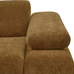 Discount WOOOD Mojo 1-zits element arm rechts ribstof Honinggeel