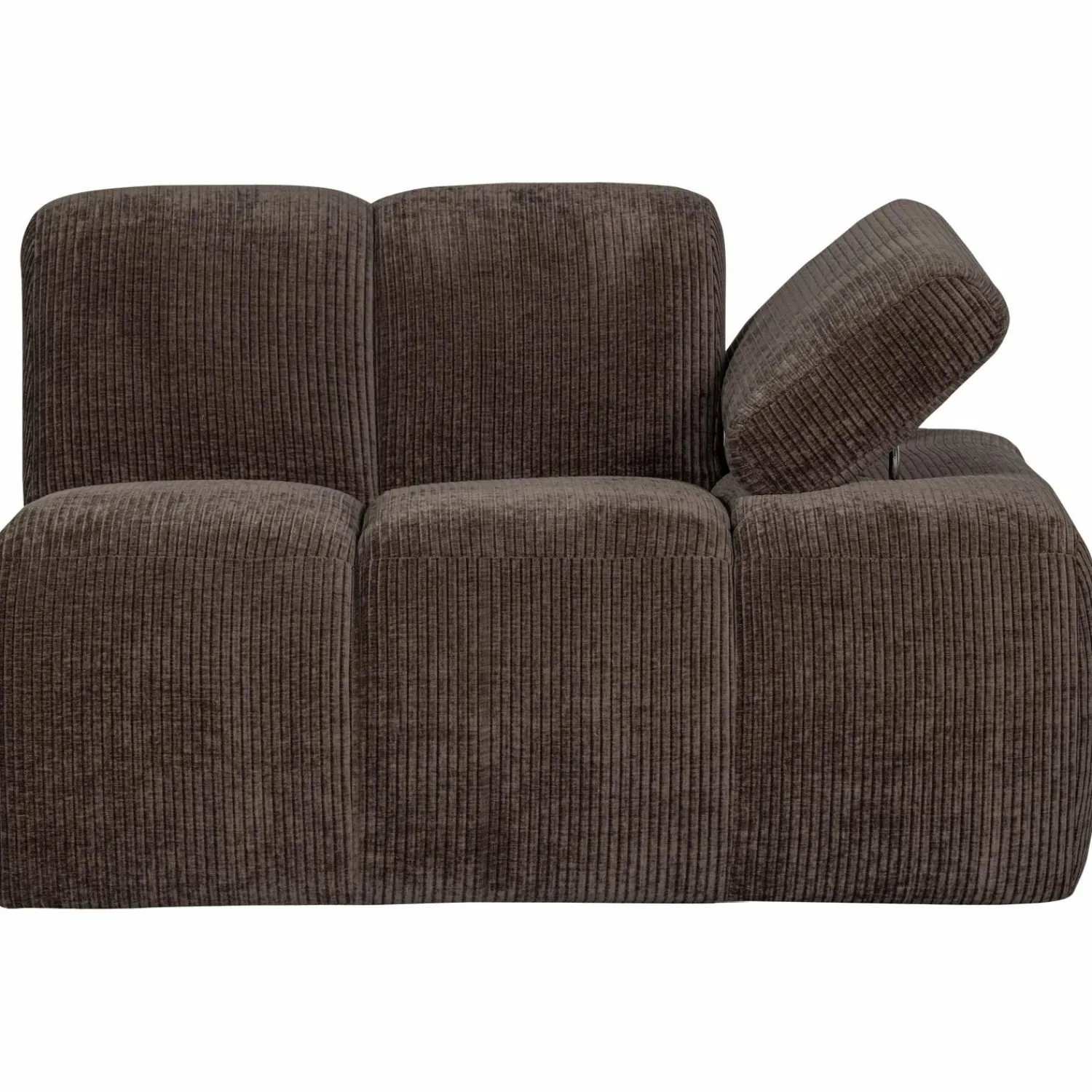 Online WOOOD Mojo 1-zits element arm rechts ribstof Bruin