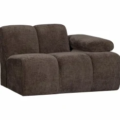 Online WOOOD Mojo 1-zits element arm rechts ribstof Bruin