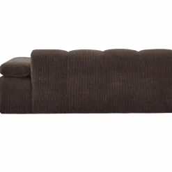 WOOOD Mojo 2-zits element arm rechts ribstof Bruin