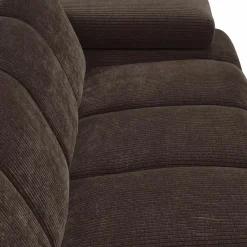 WOOOD Mojo 2-zits element arm rechts ribstof Bruin