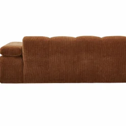 Outlet WOOOD Mojo 2-zits element arm rechts ribstof Roestbruin