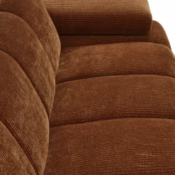 Outlet WOOOD Mojo 2-zits element arm rechts ribstof Roestbruin