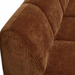 Outlet WOOOD Mojo 2-zits element arm rechts ribstof Roestbruin