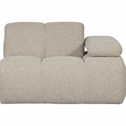 Sale WOOOD Mojo 1-zits element arm rechts bouclé Beige melange