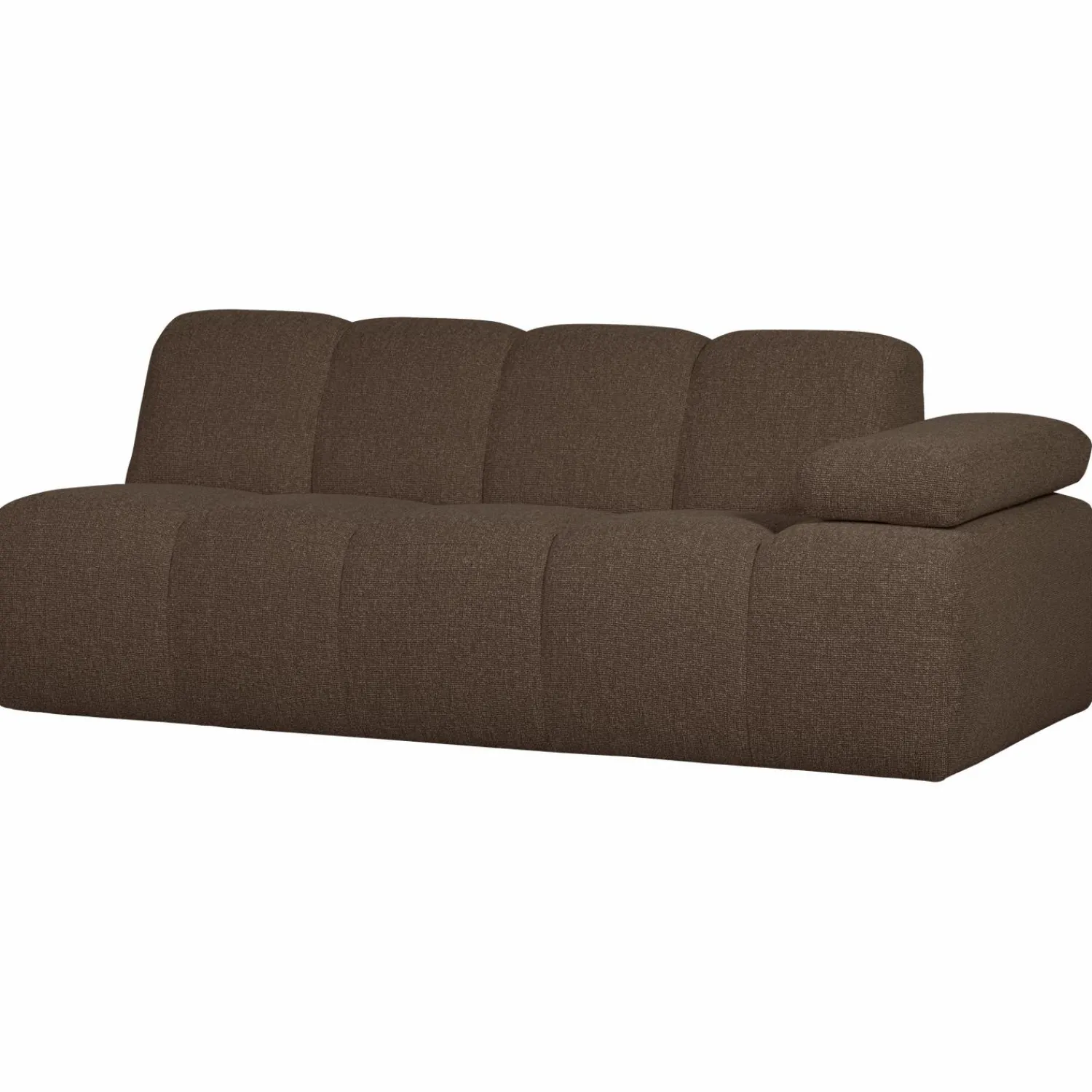 Best WOOOD Mojo 2-zits element arm rechts bouclé Bruin melange