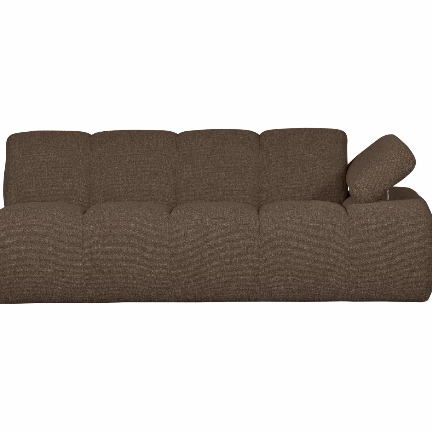 Best WOOOD Mojo 2-zits element arm rechts bouclé Bruin melange