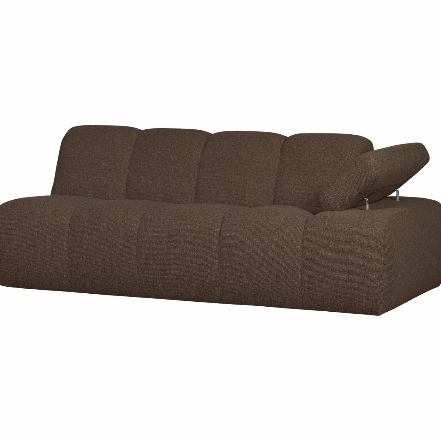 Best WOOOD Mojo 2-zits element arm rechts bouclé Bruin melange