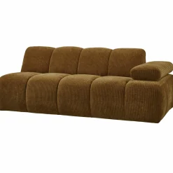 Hot WOOOD Mojo 2-zits element arm rechts ribstof Honinggeel